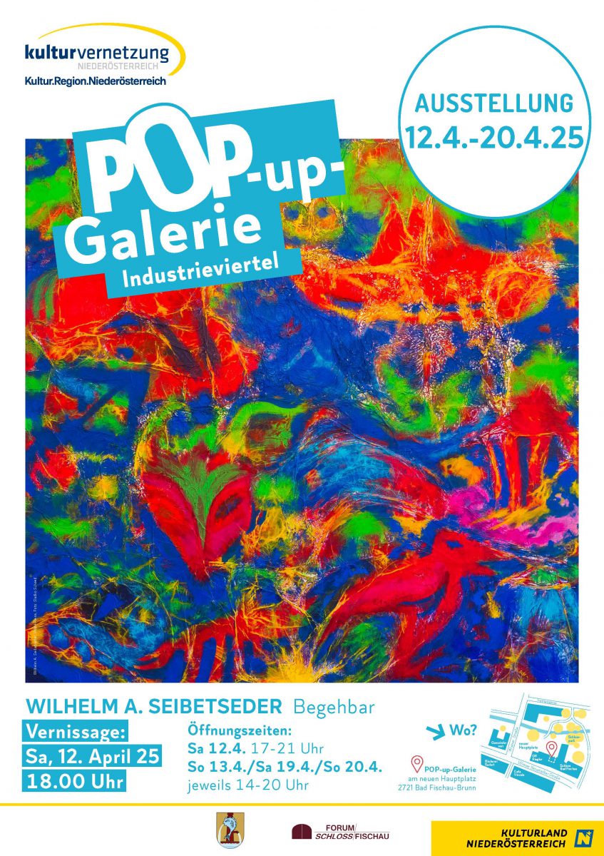Plakat Pop up Galerie